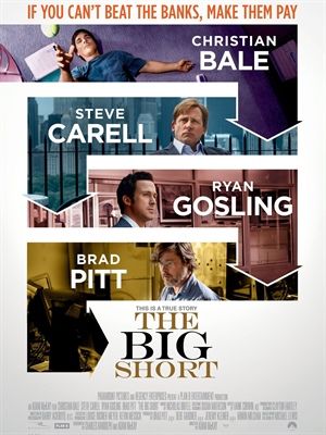 Friday, September 18th at 7:00PM & Saturday, September 19th at 5:00PM: "The Big Short"